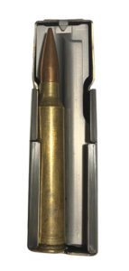 Chargeur capable de recevoir les munitions modernes les plus longues.